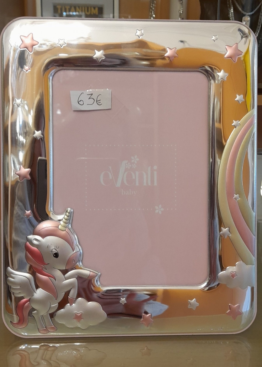 Picture of Silver Frame with Unicorn