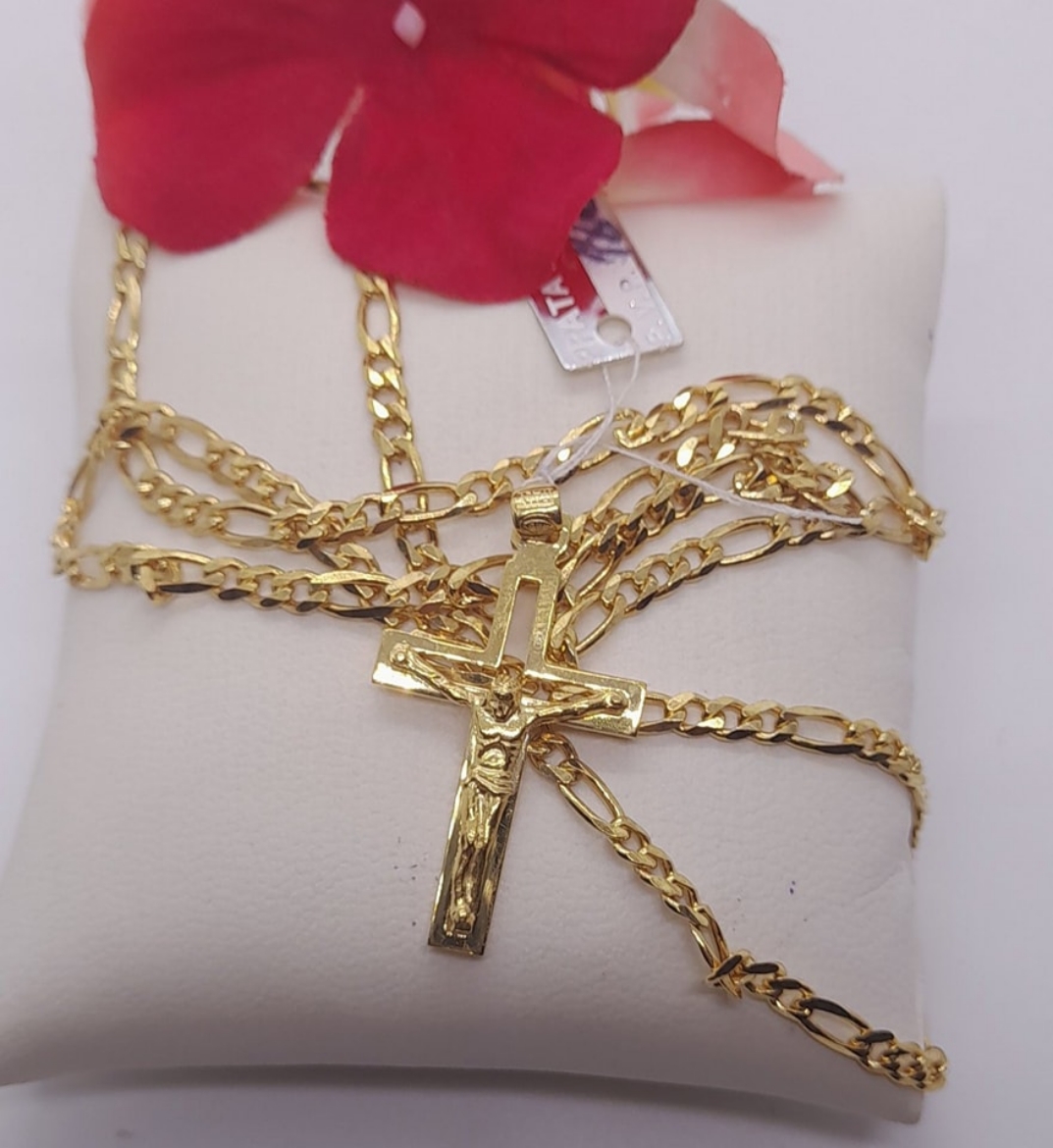 Picture of Fio em Prata com crucifixo 