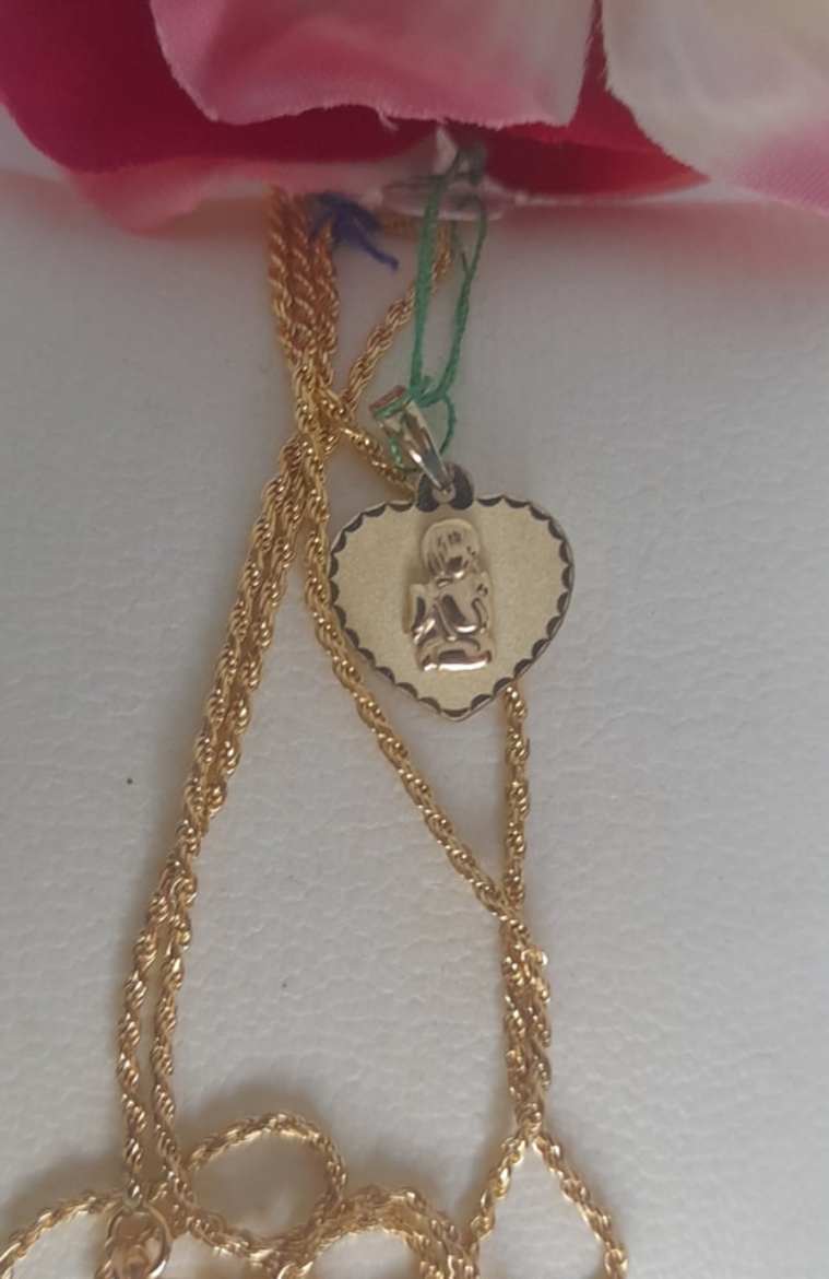 Picture of Fio em Ouro com Pendente 