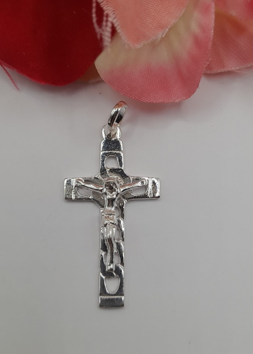 Imagem de Crucifixo em Prata com 35cm 