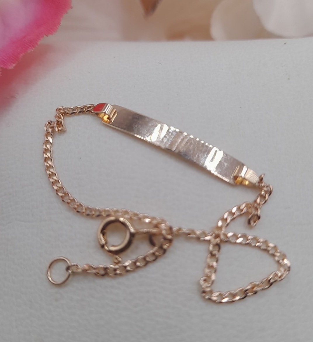 Imagem de Pulseira em Ouro 9k com  1g- Oferta de Gravação