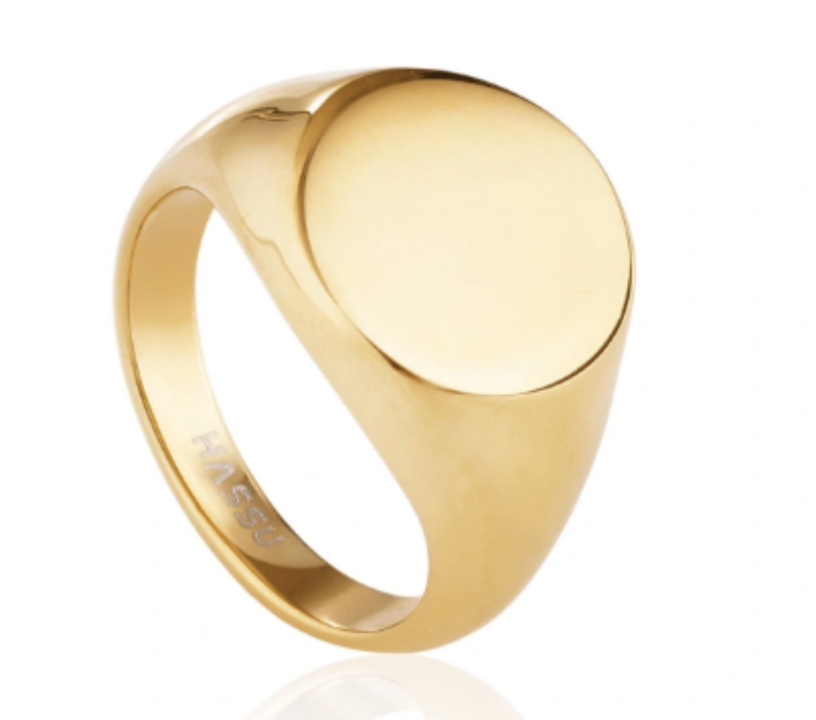 Imagem de Anel em Aço Dourado 