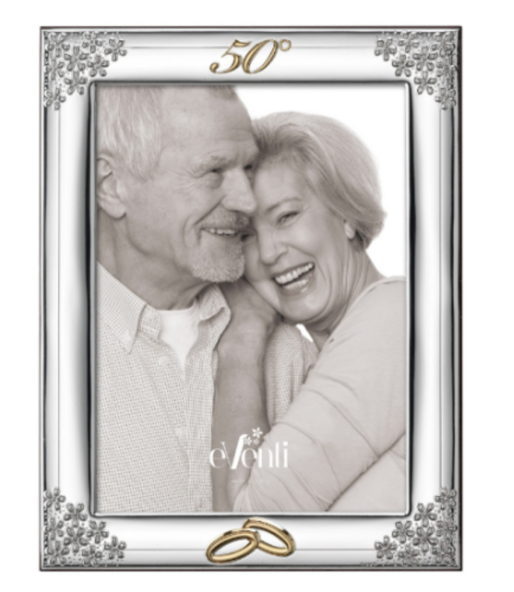Imagem de Moldura em Prata para 50 Anos 13x18