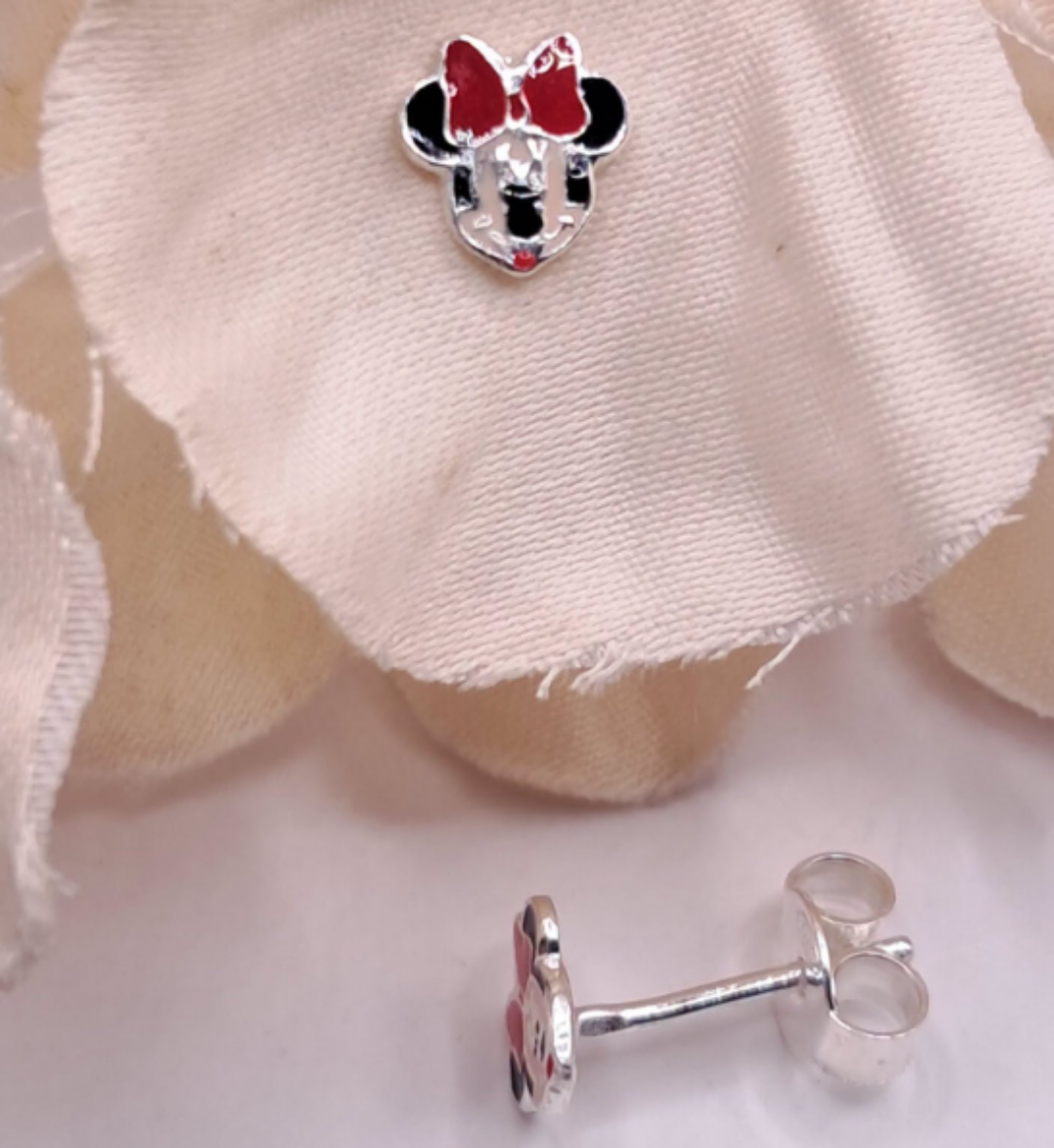 Imagem de Brincos em Prata Minnie