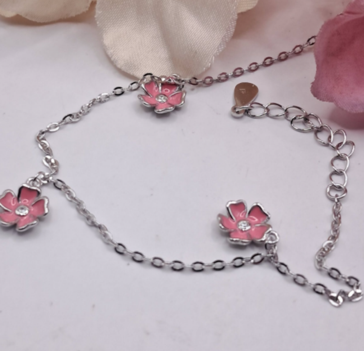 Imagem de Pulseira em Prata com Esmalte