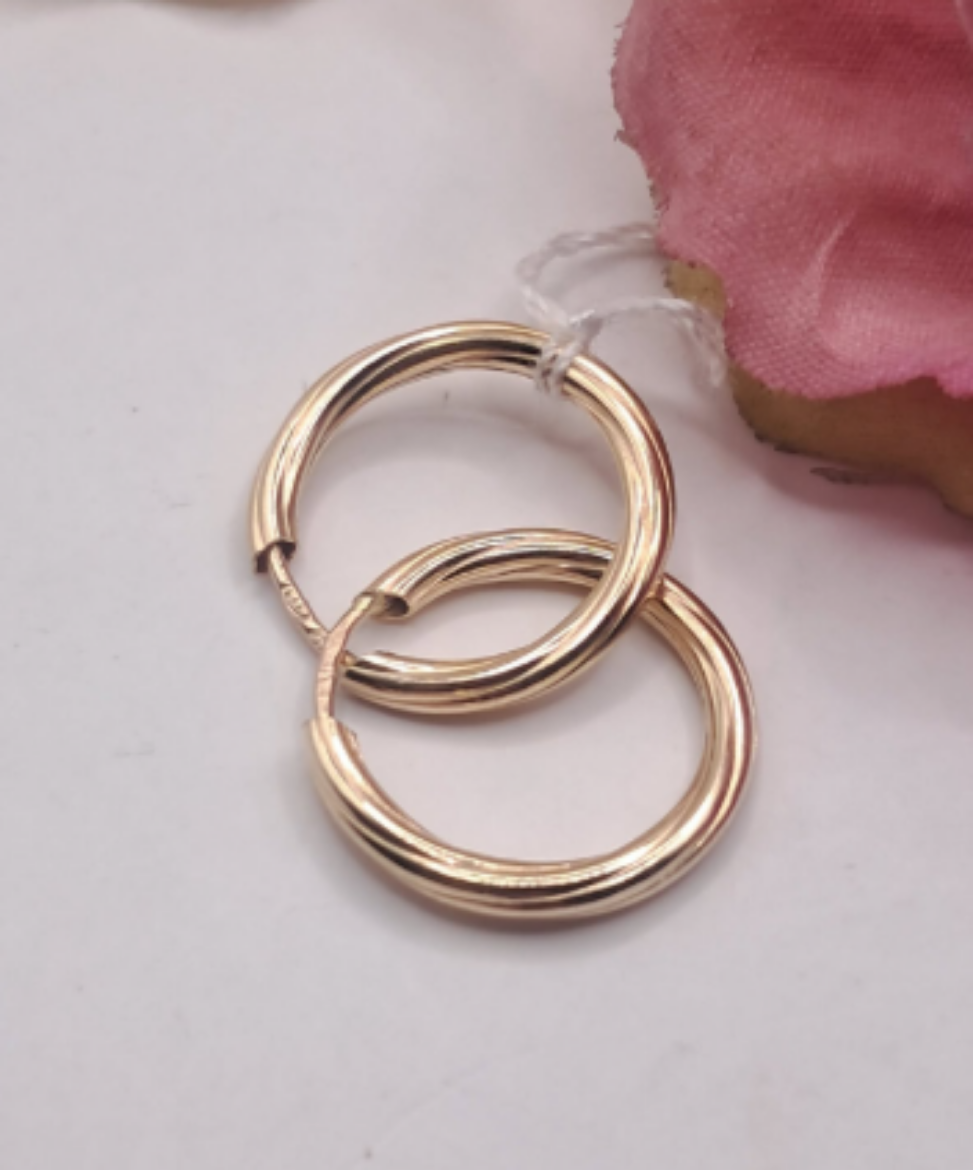 Imagem de Argolinhas em ouro 9k 1.4cm 0.7g